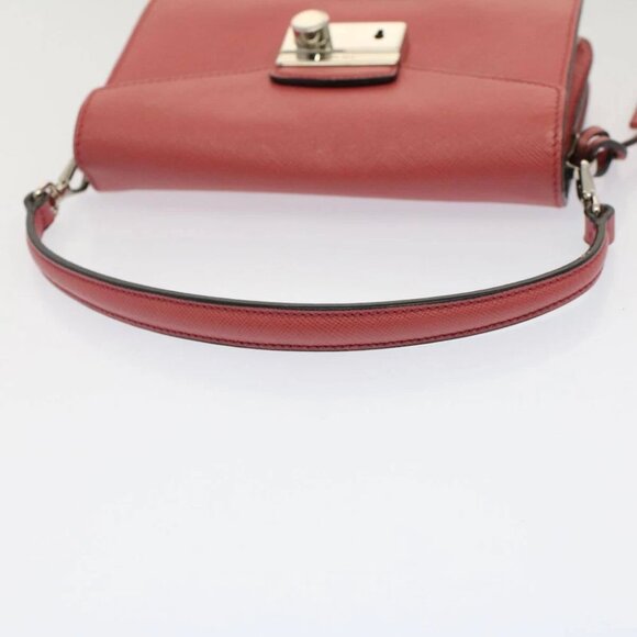 PRADA Mini Hand Bag Safiano leather 2way Pink Auth am4942V - Picture 8 of 14